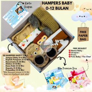 RENNESHOP - COD - Hampers Baby / Hampers Bayi / Kado Bayi / Baju Bayi / Paket Hadiah Bayi / Kado New Born / Gift Box Baby