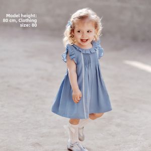 OAK FAMILY | Cool Summer Linen Girls Dress
