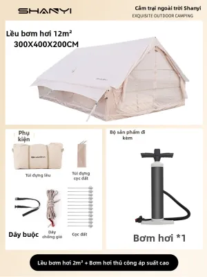 SHANYI | Lều Dã Ngoại Tự Đánh Phồng Chống Nước Chống Gió Di Động