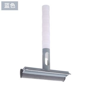 【现货Ready Stock】Handle Cleaning Brush Window Cleaner Double Side Wipe Glass Squeegee with Cleanser Spray Bottle喷雾玻璃刮水器