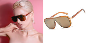 ZENOTTIC Fashion Oversized Square Sunglasses for Women One Piece Recycled Shield Shades UV400 Protection