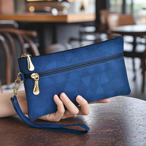 Women Long Wallets Simple Fashion Clutch Bag Female Casual Cell Phone Purses Big Capacity Zipper Money Pouch For Ladies
