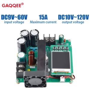 Gaqqee | 900W Tăng Cường Bộ Chuyển Đổi DC-DC 9V ~ 60V Đến 10V-120V Màn Hình LCD Hiển Thị Điều Khiển Bước lên Xuống Mô Đun Cao Chính Xác Điện Áp Biến Hình Điều Chỉnh