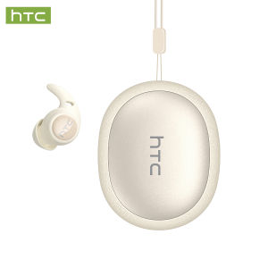HTC NE76 Bluetooth Earbuds Mini Sleeping Earbuds for Wireless Earphones AI Translator Noise Reduction Long Battery Headphones