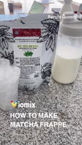 Viomix [Barista Queen]  Matcha Green Tea Latte Premium Powder