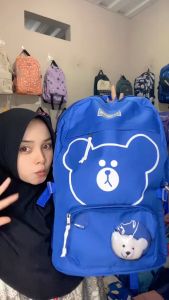 Tas Ransel Anak Motiv Kantong Boneka Tas Sekolah Untuk Anak Perempuan Tas Punggun Anak Cewek Backpack Tas Buku Anak Tas Ransel Perjalanan Anak Kekinian Tas Sekolah Untuk SD SMP SMA Terbaru