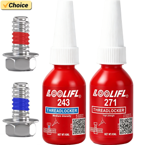 243 271 50g Anaerobic Red Screw Glue Screw Lock Threadlocker Strong Anti-slip Fastening Thread Locking Anti-loose High Strength