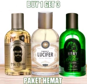Beli 1 Dapat 3 Parfume Sweet Lucifer Mr Crush HRNY Side effect 35ml
