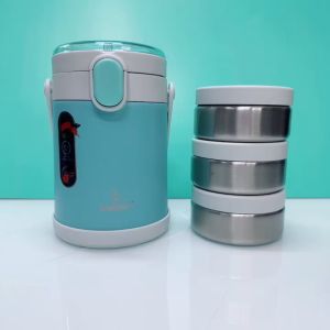 Hộp Cơm Giữ Nhiệt 3 Ngăn Inox Kalpen E7