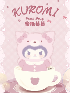 TOP TOY Sanrio Family Kuromi Suromi Plush Plush Peach Berry Exclusive Different Color Kulomi Figure Birthday Gift Limited Edition