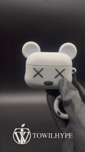 Case AirPods Bear Cute Pro 1st Pro 2nd Gen 2/1 Gen 3 Ring