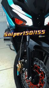 YAMAHA Sniper 150 Sniper 155 Front Fender Carbon Fiber Design Suitable