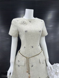 Floral Round Neck Dress for Summer