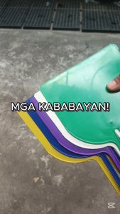 Moolah 12pcs PLASTIC FAN PAMAYPAY for souvenir promotion free handout handy portable cheapest business brand name