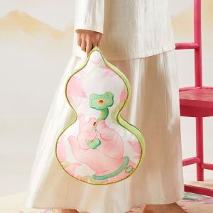 Gourd-Shaped Chinese Style Atmosphere Waist Supporting Pillow Sofa