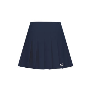 AO | Classic Wide Pleat Shorts with Underwear Athletic Skirt