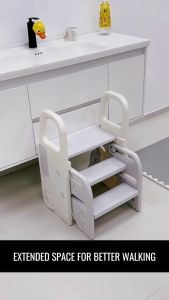 BYJ Bus Foot Stool Adjustable Stepping Stander Stool for Kids