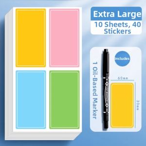 Self-Adhesive Water-Resistant Colorful Sticker Labels