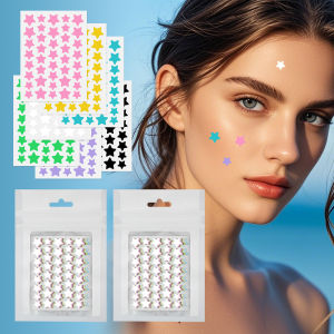 120pcs/280pcs Star Colorful PE Pimple Patches Cute Star Shaped Pimple Cover Sticker Invisible Pimple Cover Removal Pimple Patch