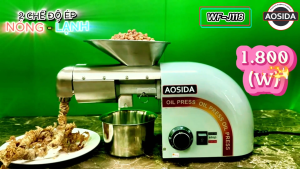 Máy ép dầu thực vật Nóng và Lạnh thương hiệu Anh Quốc AOSIDA WF-J118 - Hàng Nhập Khẩu