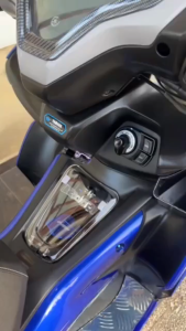 Gas Tank Cover Transparent Tank Cover for NVX V2 / Aerox V2 ABS Plastic Easy Install