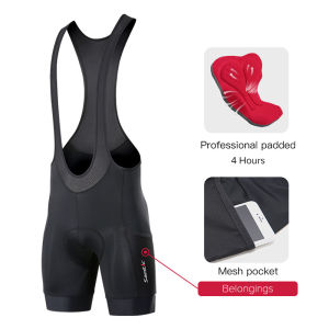 Santic Cycling Bib Shorts Men 4D Padding Road Bike Bib Shorts Pocket Quick-dry Breathable Anti-slip Powderband KM25C05202
