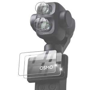 Tempered Glass Protective Film for DJI Osmo Pocket 4P Scratch-resistant 9H Protective Film for DJI Pocket 4 Pro Accessories
