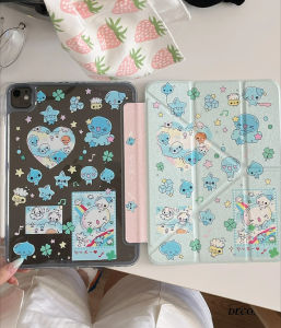 Ốp Máy Tính Bảng Hoạt Hình Dễ Thương Cho iPad Pro/Air 10.2/11/12.9 M2/M3/M4/M5 - Vỏ TPU Chống Sốc Tương Thích Với Nhiều Mẫu Máy