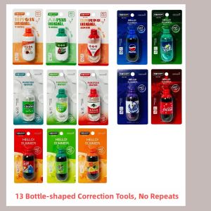 Mini Cola Correct Tape Seamless Correction Liquid Beverage Bottle High Aesthetic Value for Primary School Students