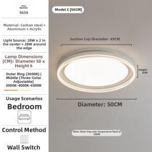 FANCY LAMP CLUB | Modern Simple All-Spectrum Ceiling Light