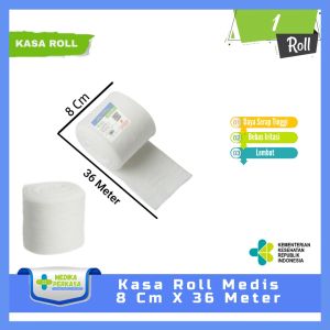 Kasa Roll Kain Perban Luka Gulung Besar 8 Cm x 36Meter