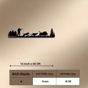 CIFbuy | 1 Tác Phẩm Nghệ Thuật Treo Tường Bằng Kim Loại 2D Hình Lợn Rừng Mộc Mạc Phù Hợp Trang Trí Phòng Khách Ngoài Trời Món Quà Lý Tưởng Dành Cho Người Đi Săn