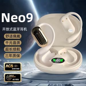 Original IQOO Neo9/9Pro/se Ear-Hanging Wireless Bluetooth Earphones Noise Reduction Bass Stereo Voice Control Long Battery Life