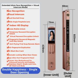 AODENG | Luxury Double Door Chinese Villa Entry Door