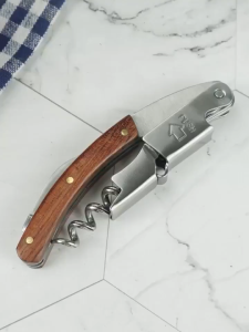 【Ready Stock】Stainless Steel Wine Cork Opener Waiters Corkscrew Wine Bottle Opener