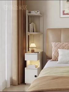 YANGYING | Bookshelf Bedside Storage with Fingerprint Lock