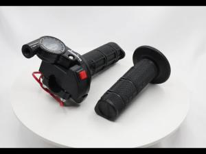 Domino Quick Throttle With Cable Compass Handle Grip Universal