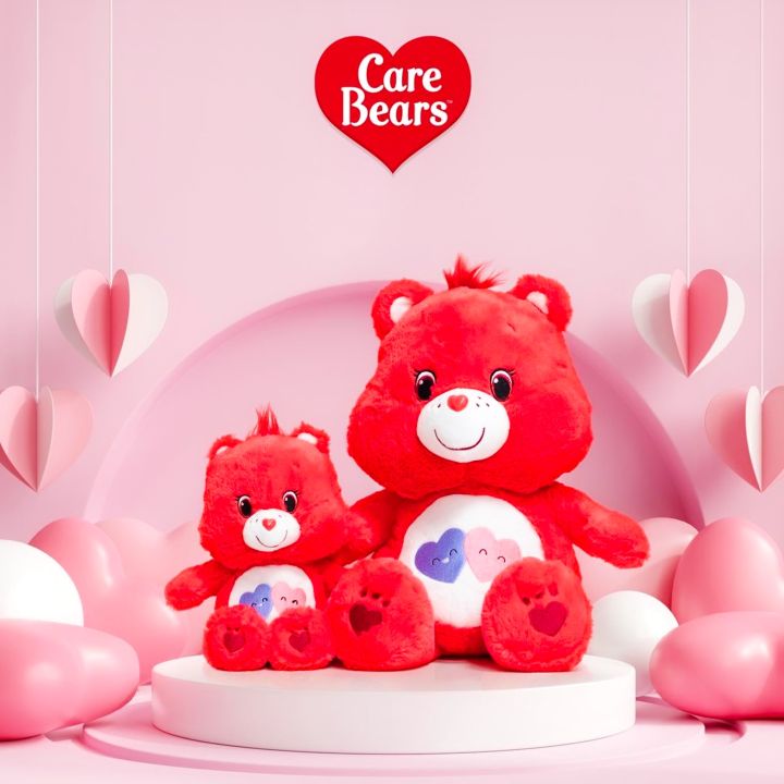 สินค้าแท้💯ลิขสิทไทย🇹🇭ตุ๊กตาหมีแคร์แบร์ วาเลนไทน์ 25-45cm. Care Bears ...