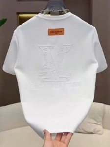 LIIEN NOOS | Embroidered Luxury Mens T-Shirt Short Sleeve Ice Silk