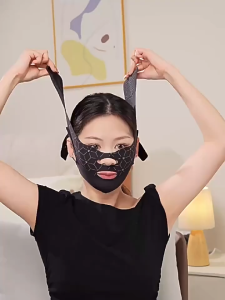Elastic V Shaped Mask Strap Double Press Face Sculpting Mask Sculpting Double Chin Lifting Mask Wrinkle Reduction