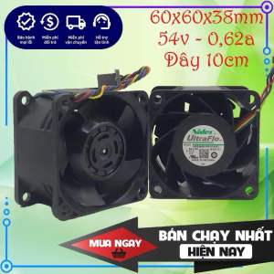 Quạt tản nhiệt phản lực Nidec 54V 062A 6cm (60x60x38mm) chính hãng mới