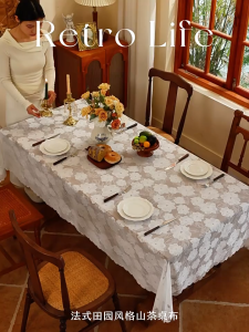 Waterproof PVC Flower Table Cover Scratch-Resistant Table Protector Dining Tablecloths Mat Alas Meja Kalis Air