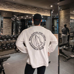 JSGJ | Lightweight Spring/Autumn Round Neck Loose Elastic Training T-shirt