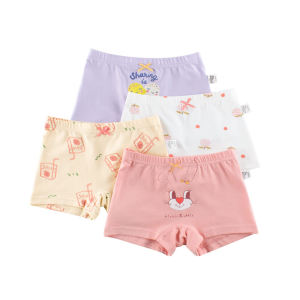 Quần Lót Nữ Trẻ Grrr Cotton Co Giãn Họa Tiết Trái Cây Phong Cách Hàn Quốc Quần Lót Trẻ Em Cạp Vừa Mùa Hè Thoải Mái Thoáng Khí