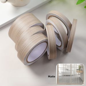 Wood Grain Self Adhesive Tape Floor Gap Filler Strip Board Repair Edge Sealant Decorative Conceal Sticker Modern Simple Style