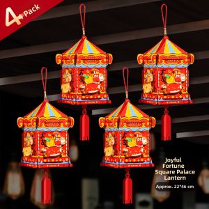 AIXIAOXIQING | DIY Cartoon Spring Festival Lantern Hangings