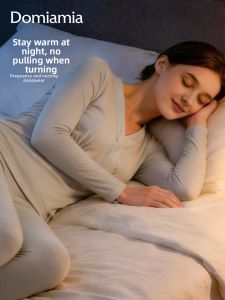 DOMIAMIA | Deep Sleep Maternity Long Sleeve Nursing Pajamas