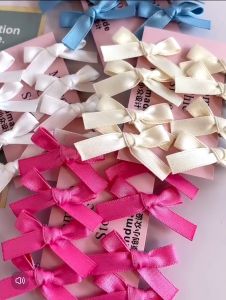 4cm 24Pcs Korean Sweet Bowknot Hairpin Mini Cute Sweet Girl Bowknot Hair Clip Womens Small Ribbon Bow Hair Clip Girl Fashion Hair Accessories