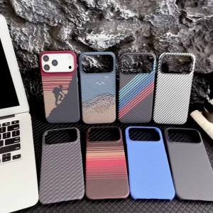 Ốp Điện Thoại iPhone Cao Cấp Làm Từ Sợi Carbon Chống Sốc Chống Rơi Bảo Vệ Cứng Cáp Bằng Nhựa PC Có Tính Năng Chống Xước Và Chống Bụi