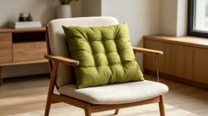 Solid Color Square Chair Cushions Modern Home Decor Elastic Seat Cushion Outdoor Car Pillow Chair Seat Pad Office Sofa Pillow Home Backrest